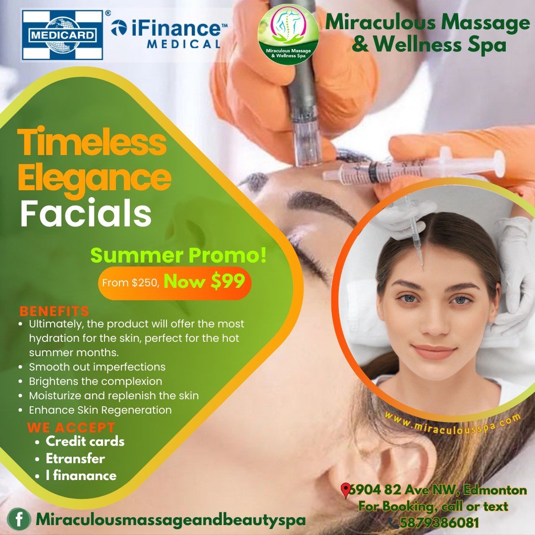 Timeless Elegance Facials Promo